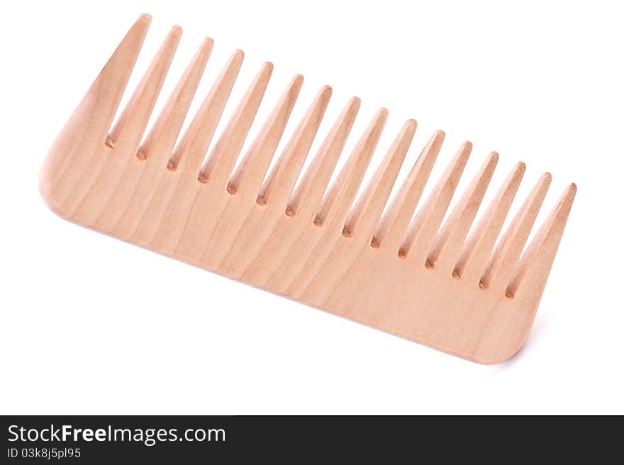 Wooden hairbrush