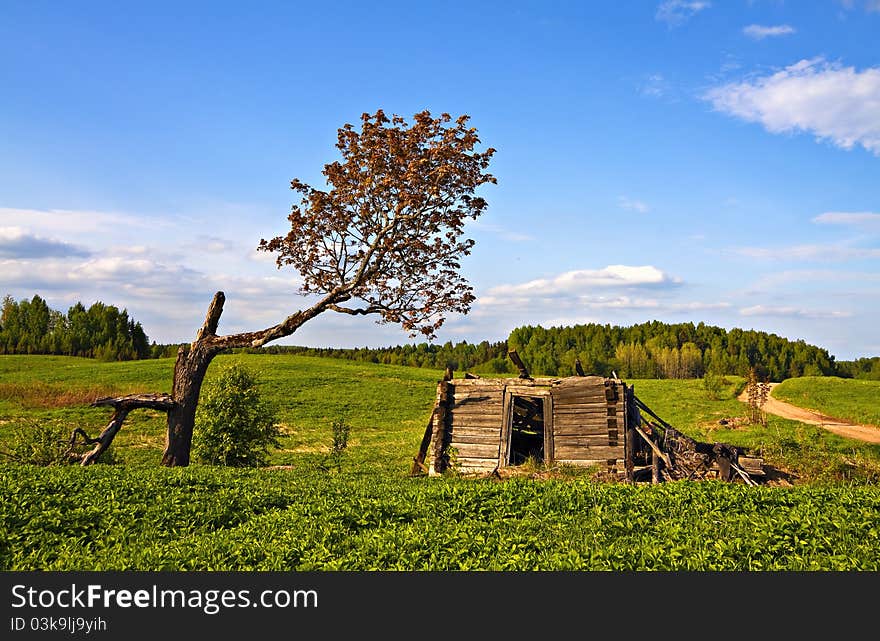 Abandoned home in countryside. Latvia. Abandoned home in countryside. Latvia.