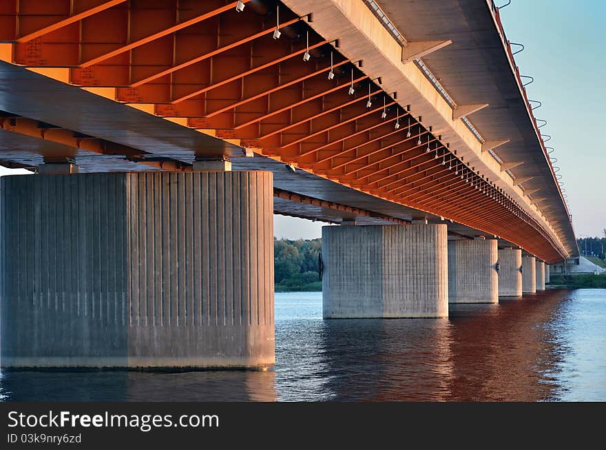 Orange bridge