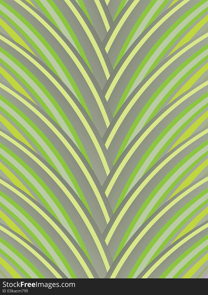 Abstract gray-green background with curved lines. Abstract gray-green background with curved lines