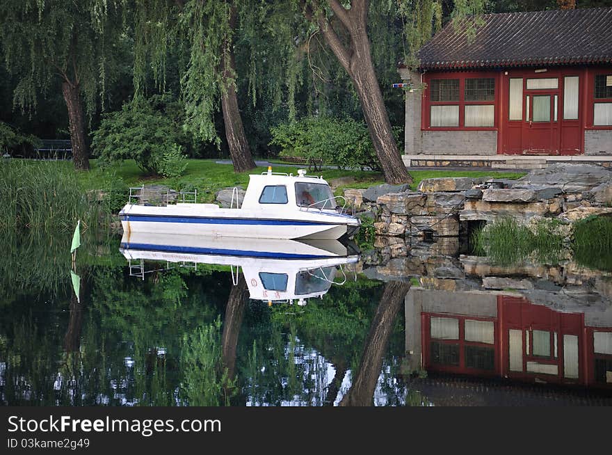 Boat On The River, Summer Palace ,Beijing