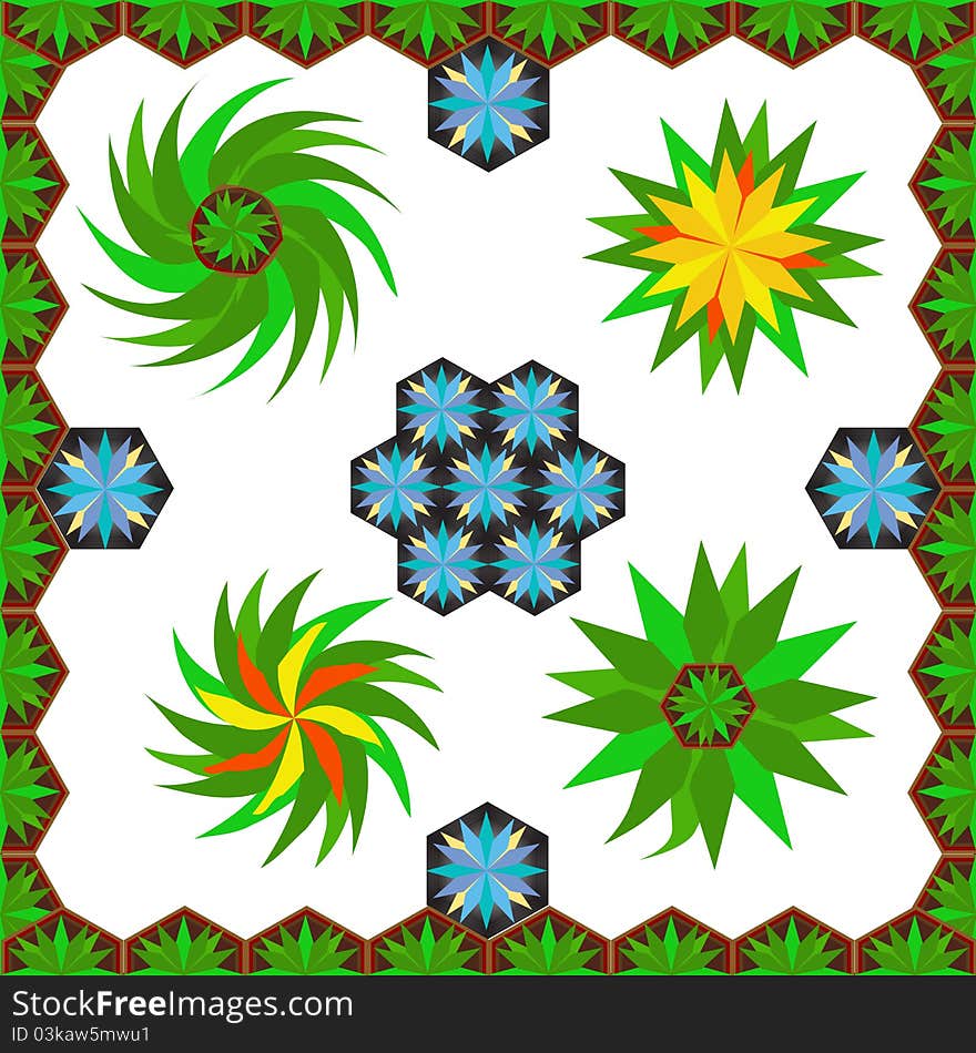 Seamless Hexagon Pattern