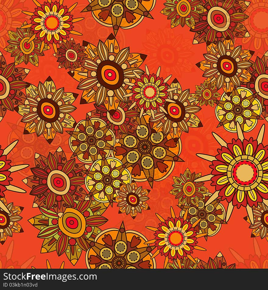 Bright floral background