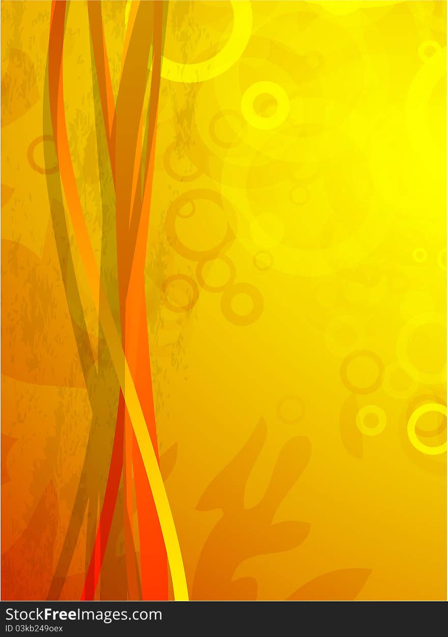 Vector Wavy Lines. Abstract Background