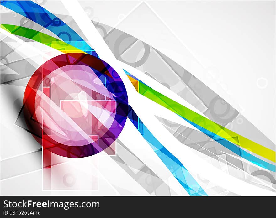 Vector Abstract Colorful Background