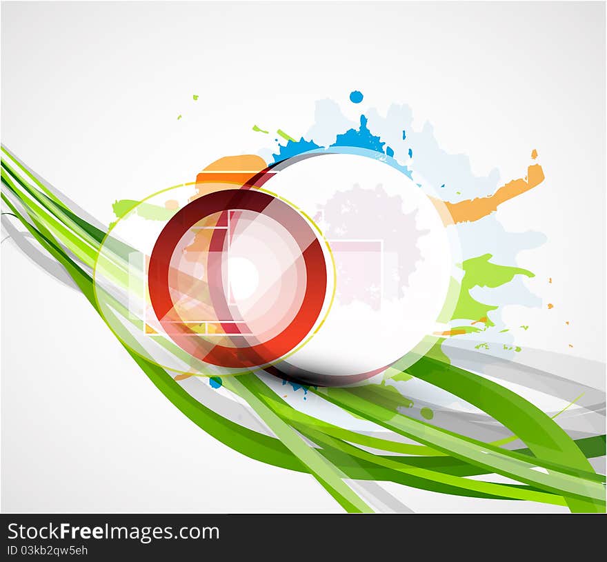 Vector Abstract Colorful Background