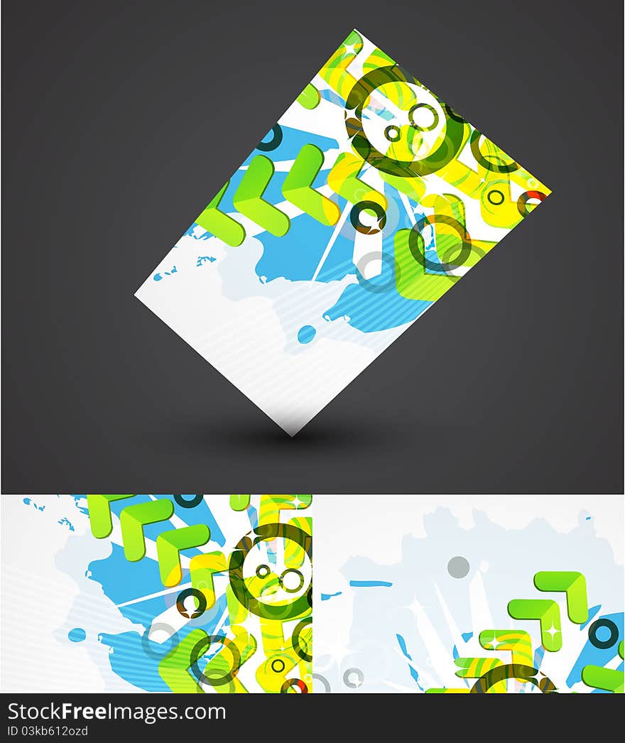 Abstract Business Cards