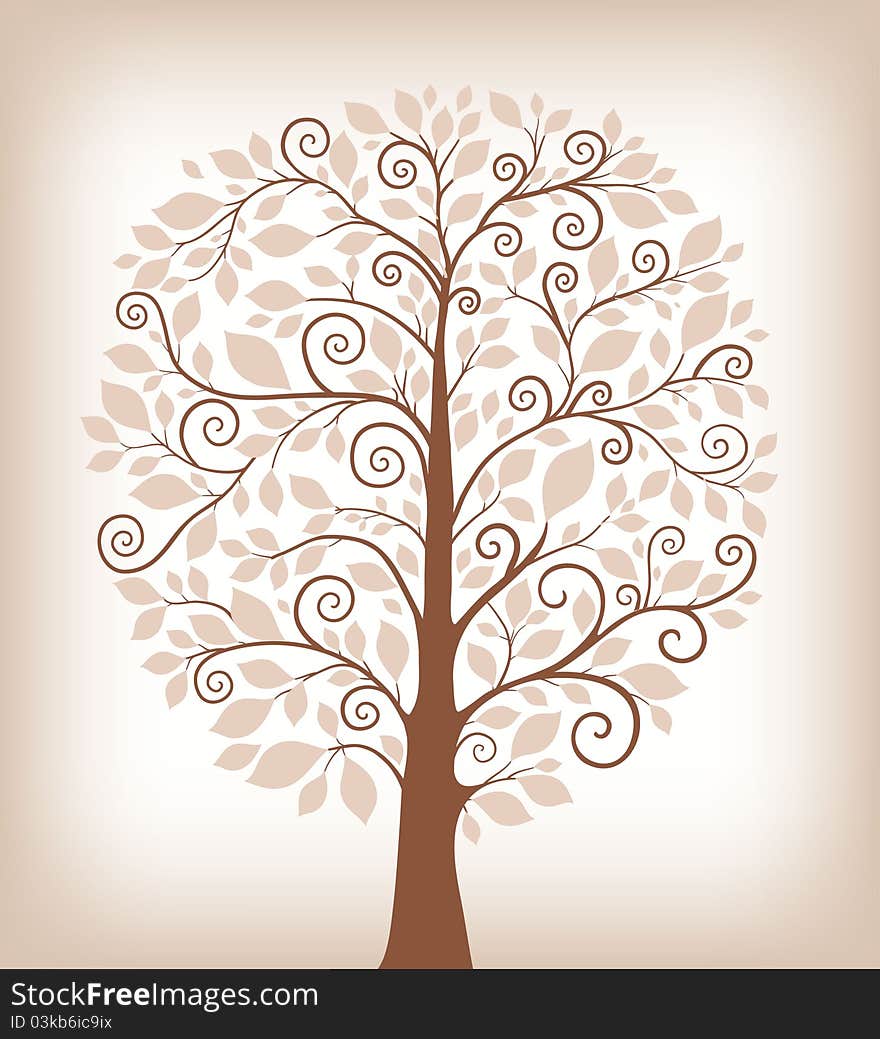 stylized tree