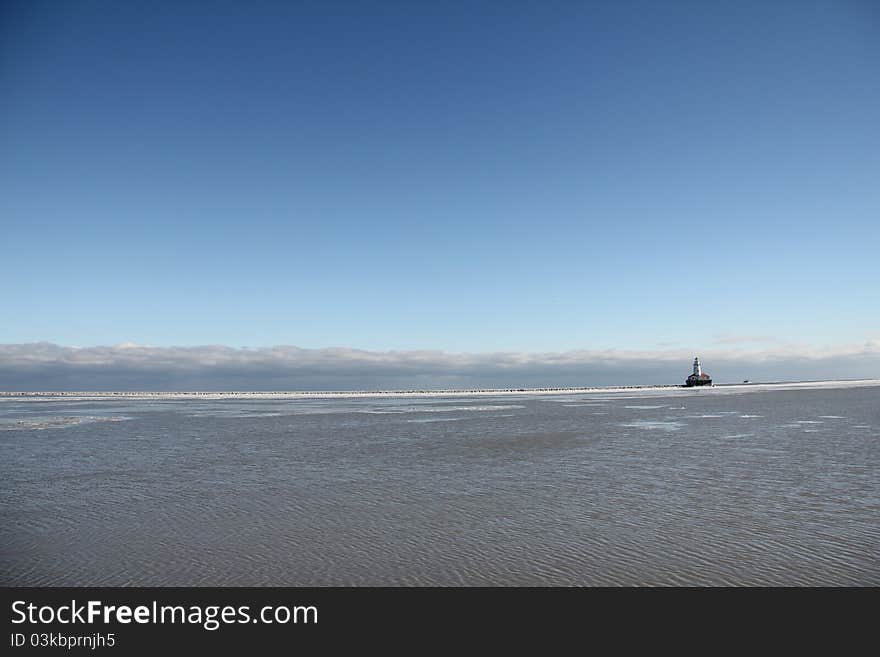 Light house at Lake Michegan