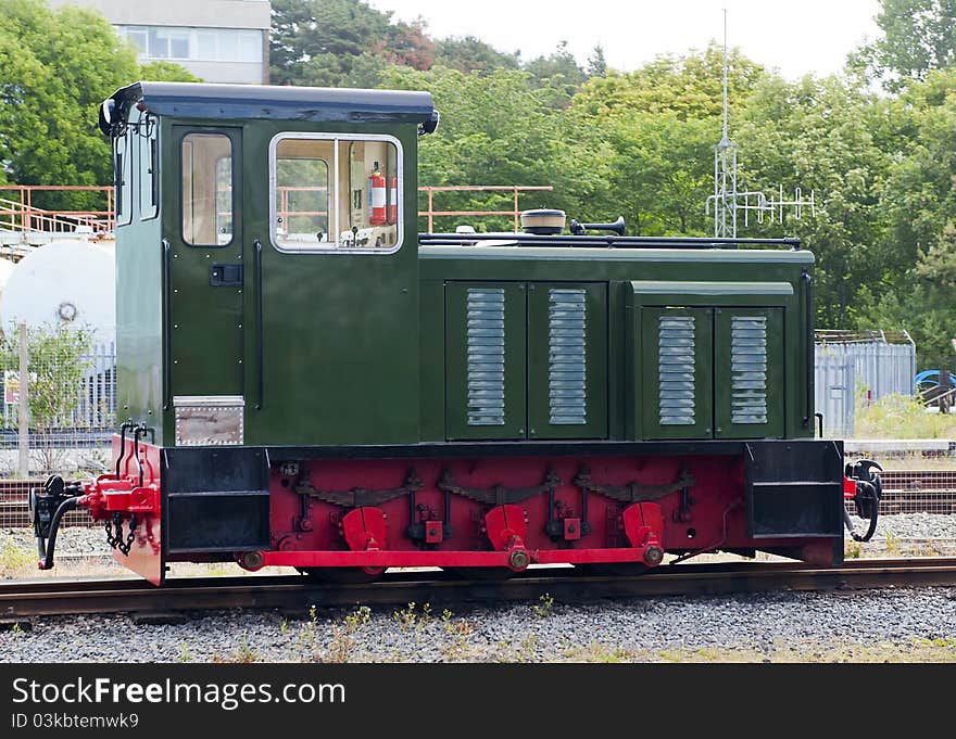 Vale of Rheidol Railway line Shunt Engine, Aberystwyth, North Wales, United Kingdom