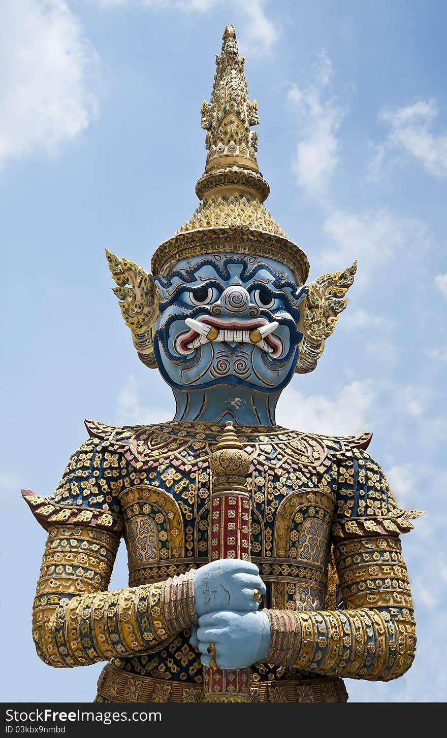 Giant statue in grand palace. Giant statue in grand palace