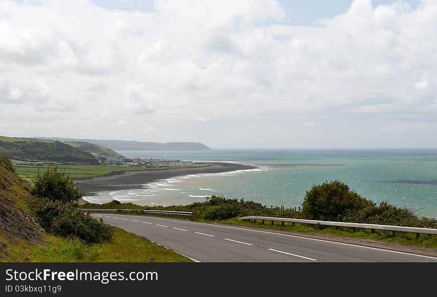 View of Coastline to Aberaeron