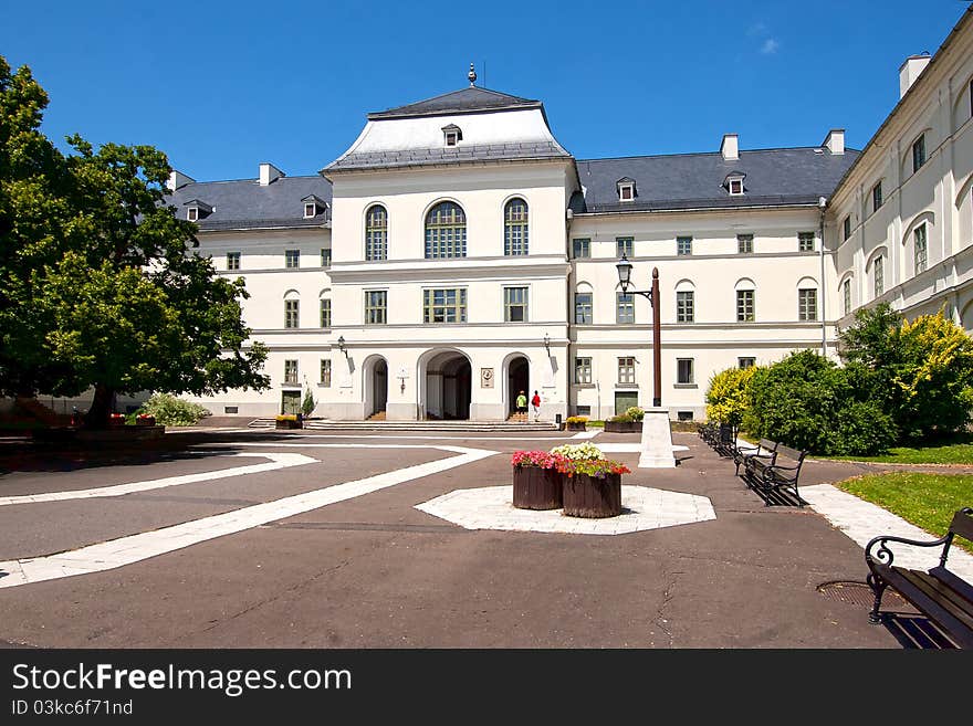 Famous hungarian Reformed Theological Academy, Sárospatak. Famous hungarian Reformed Theological Academy, Sárospatak