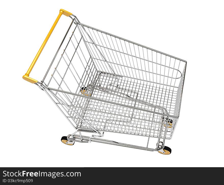 Shopping carts isolated