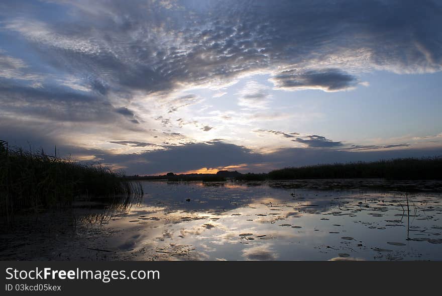 Sunrise On The Lake