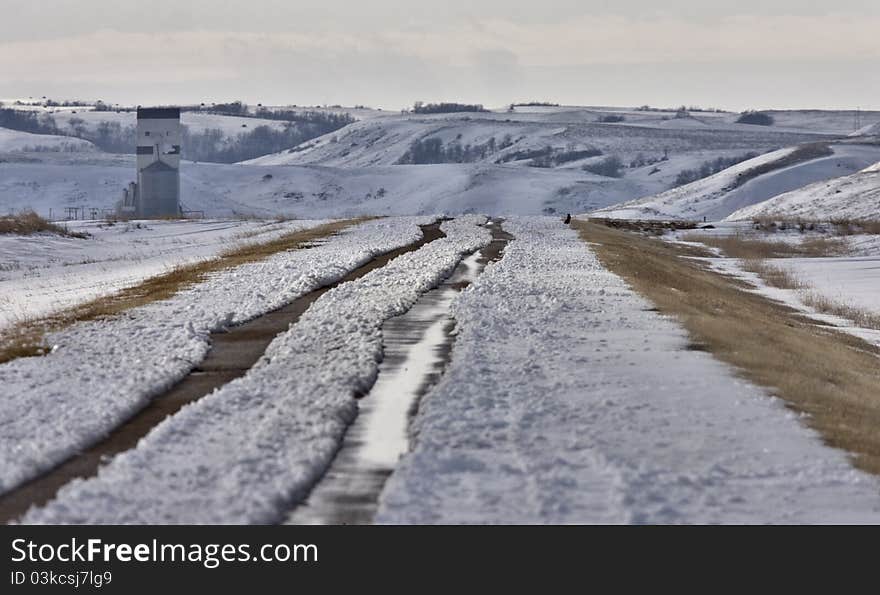 Willow Bunch Saskatchewan in Winter