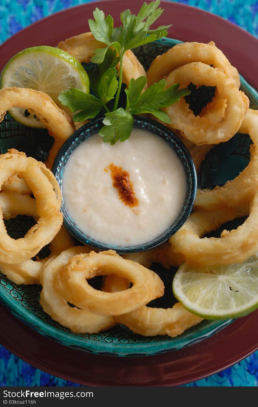 Fried calamari