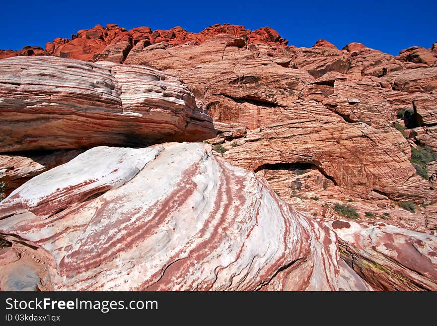 View of Mojave Desert.