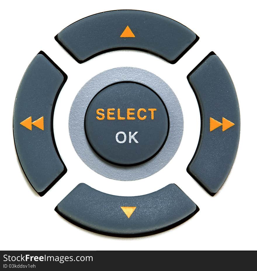 Buttons select and ok