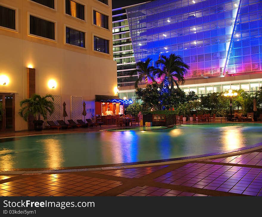 Good hotel always has a good swimming pool