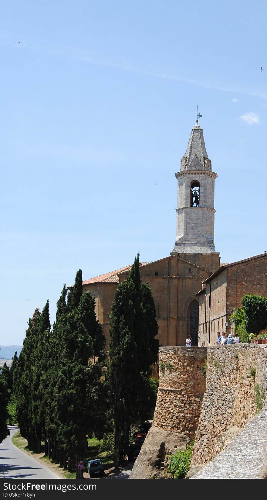 Pienza, visitatat Tuscan city