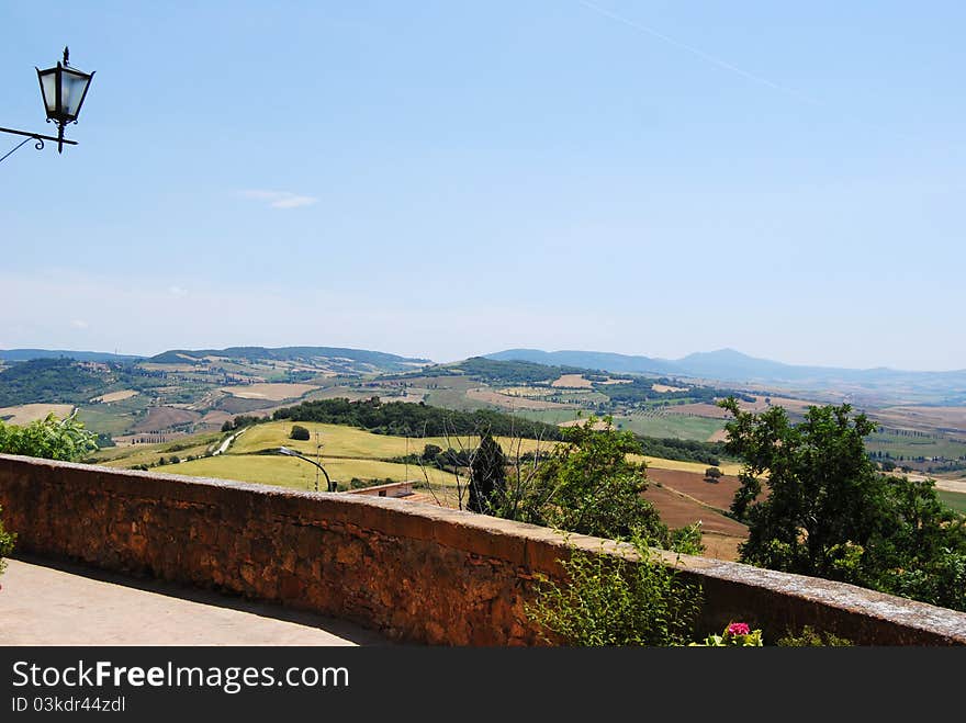 Pienza, visitatat Tuscan city