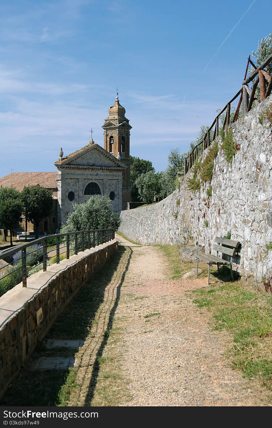 Bagno vignoni, visitatat Tuscan city