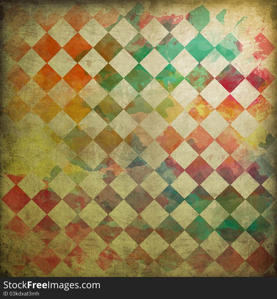 Abstract paint on grunge background. Abstract paint on grunge background