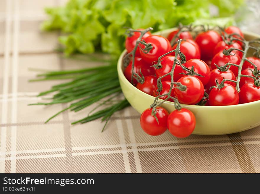 Fresh red tomatoes close up. Fresh red tomatoes close up