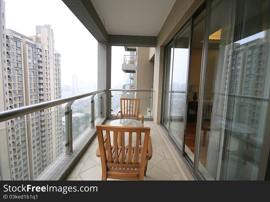 Balcony Of An Apartment