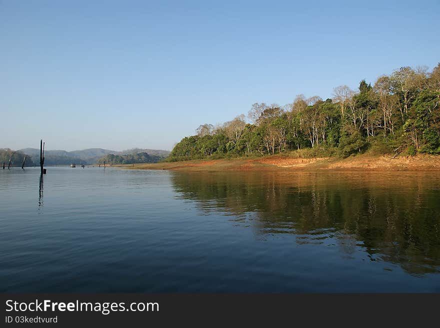 Lake, Periyar National Park, Kerala