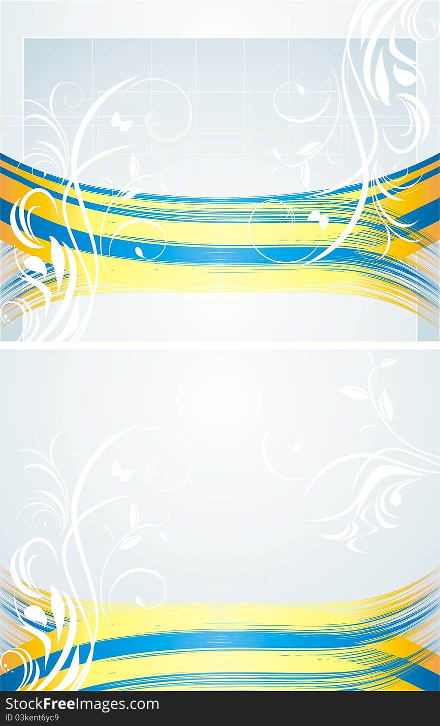 Two abstract backgrounds for design. Illustration