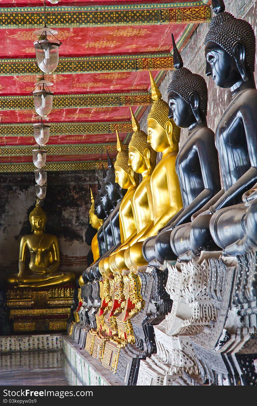 Wat Suthat, Bangkok, Thailand.