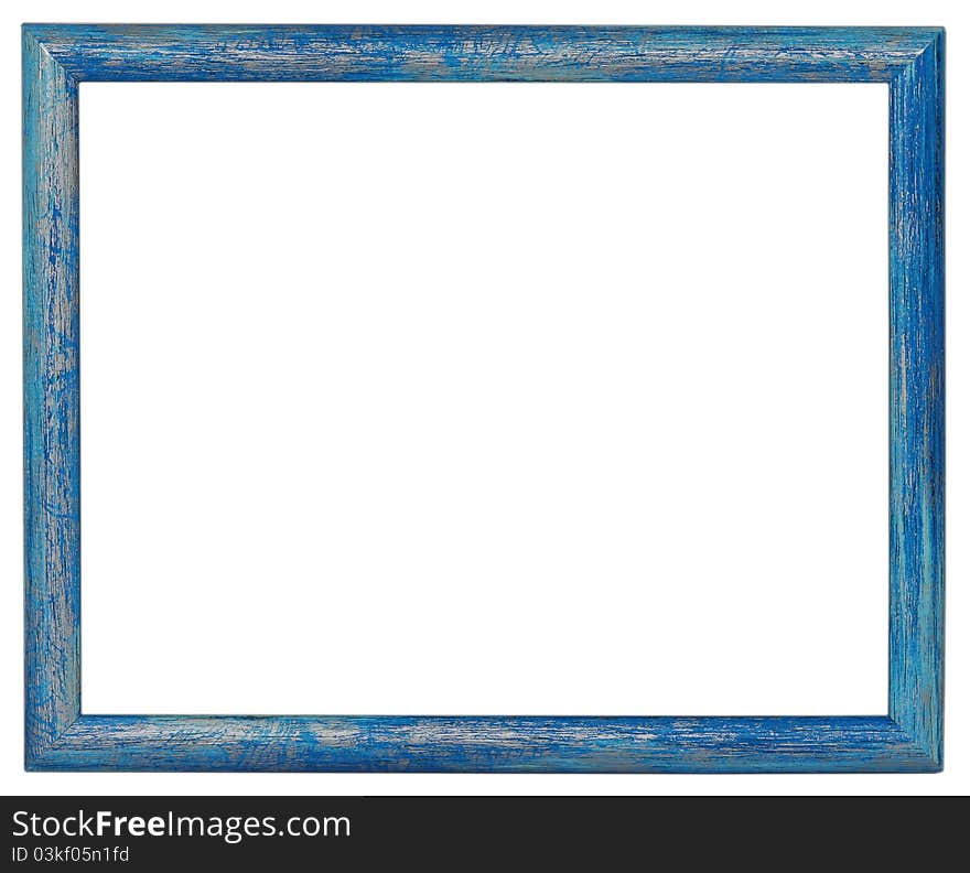 Blue border on white background. Blue border on white background