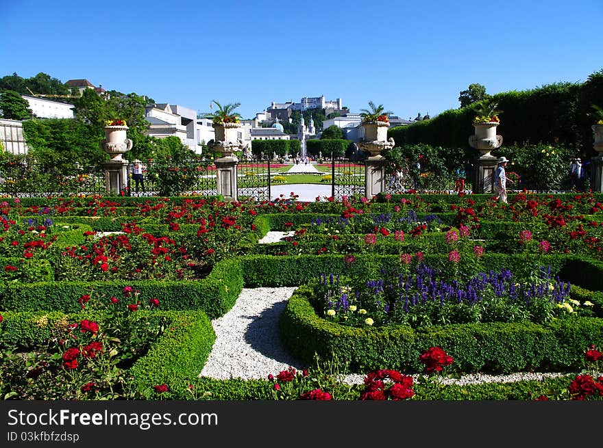 Beautiful Park In Salzburg