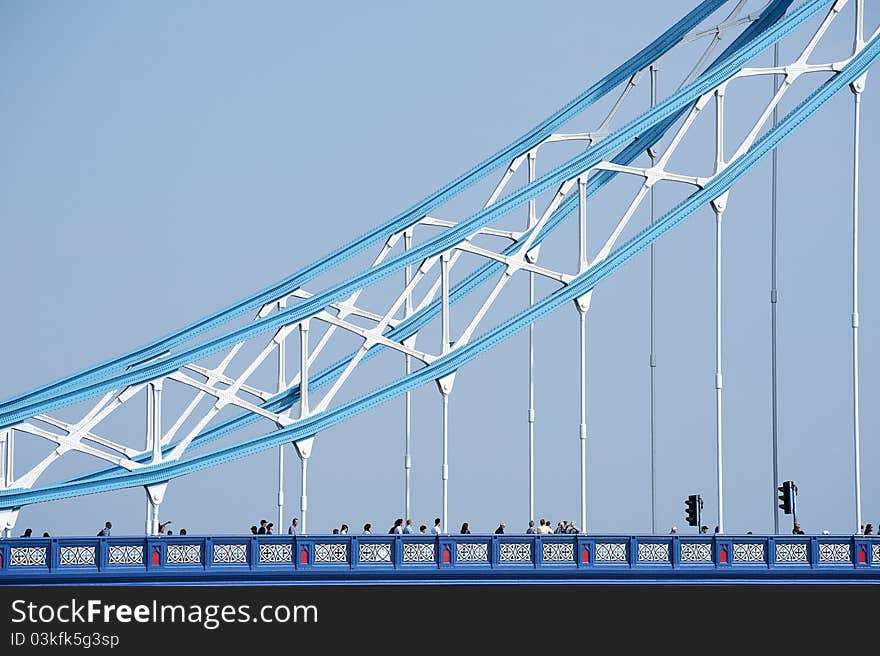 The tower bridge in London