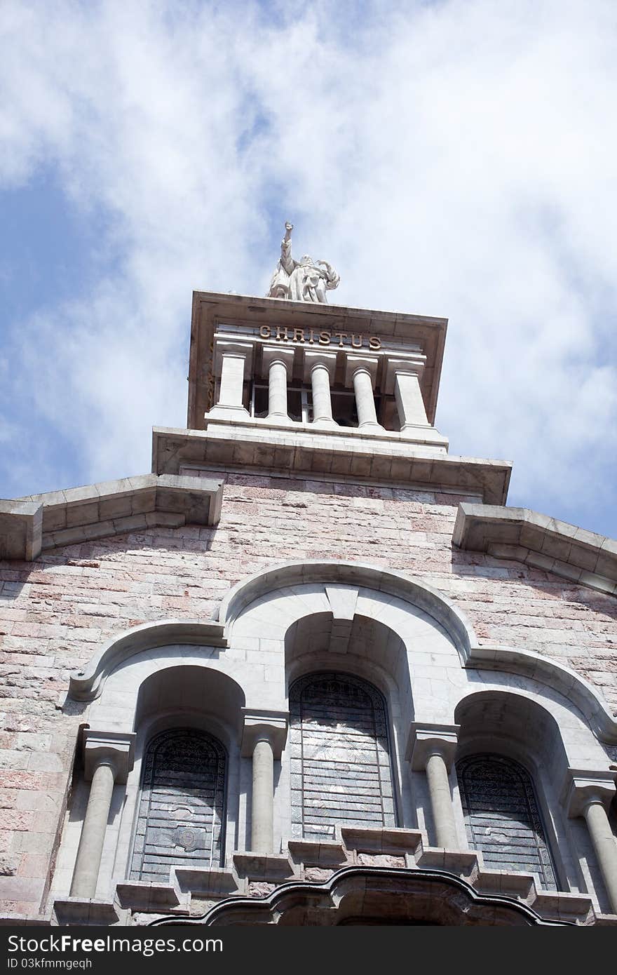 Part of the Gijon Church, Asturias - Spain. Part of the Gijon Church, Asturias - Spain