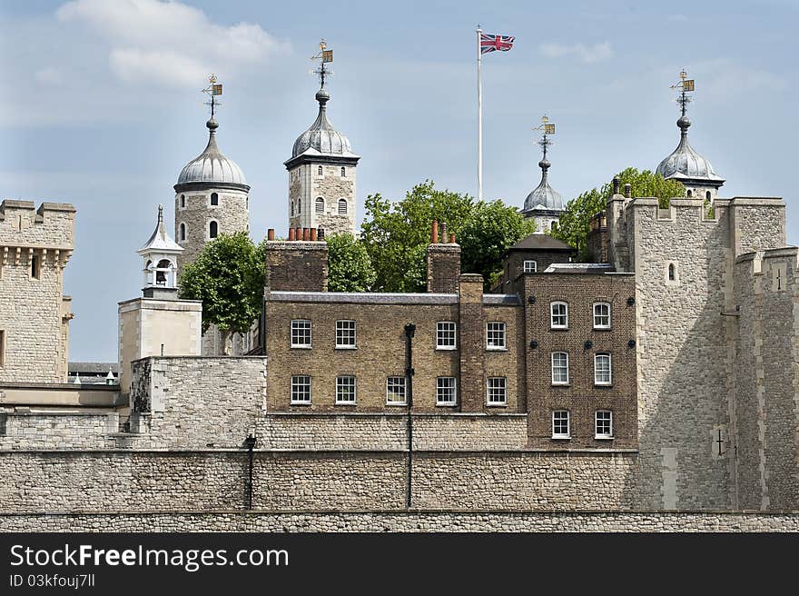 The White Tower - Main castle within the Tower of London (London, England)