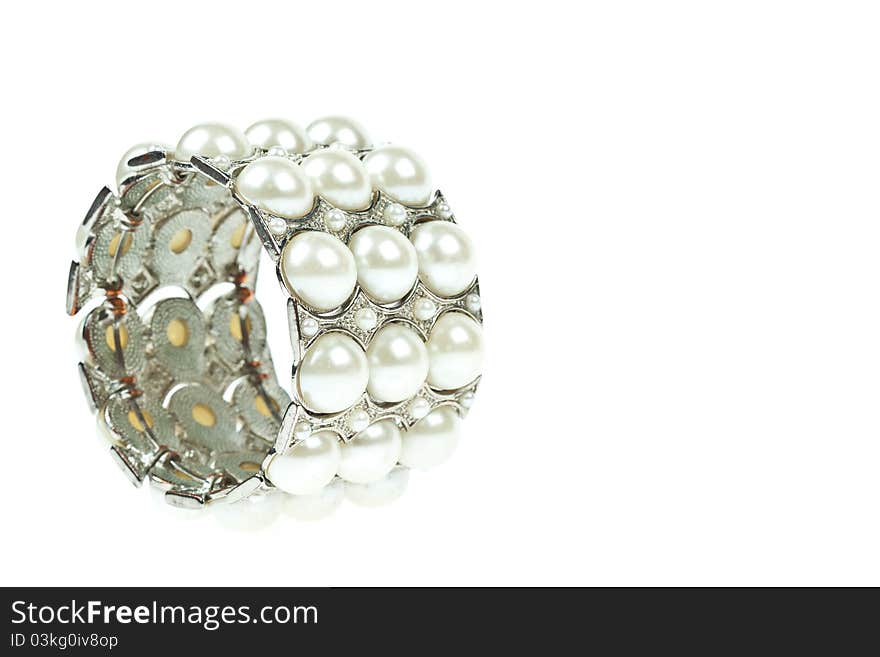 Bracelets isolated on a white background