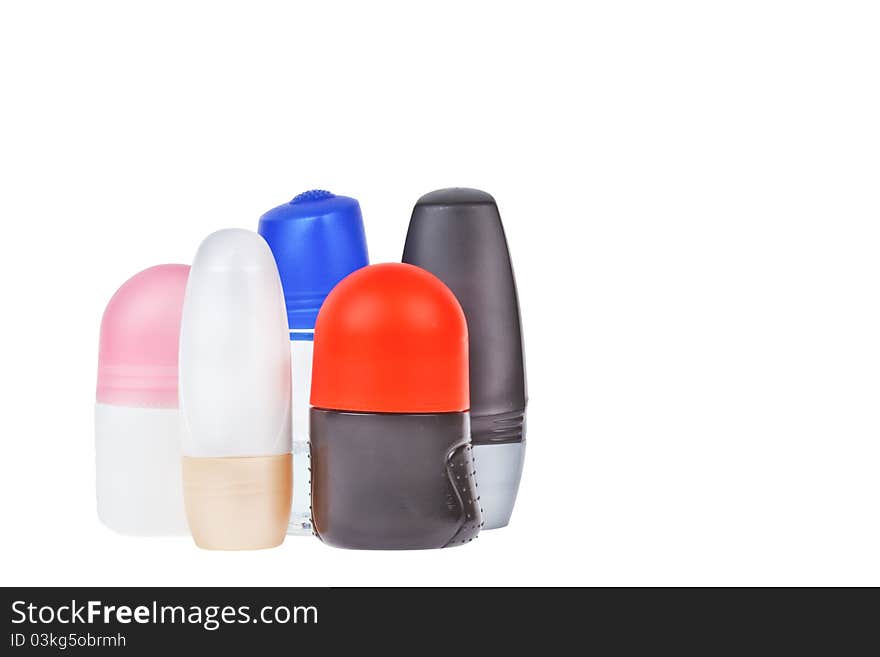 Colorful Deodorant Isolated