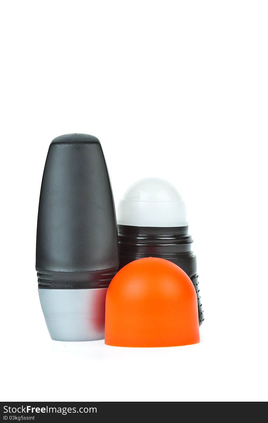 Colorful Deodorant Isolated