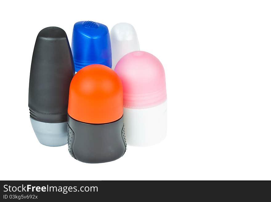 Colorful Deodorant Isolated