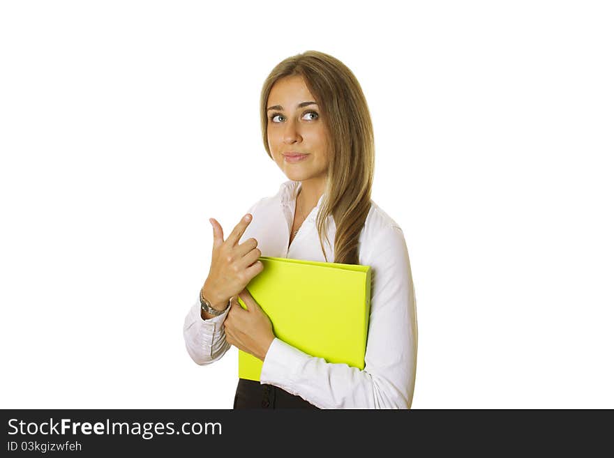 Close-up of a young woman gesturing