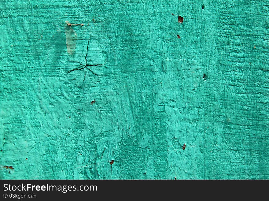 Background Of A Grunge Green Wall