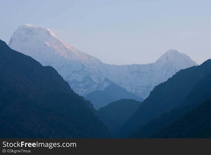 Annapurna south mountain