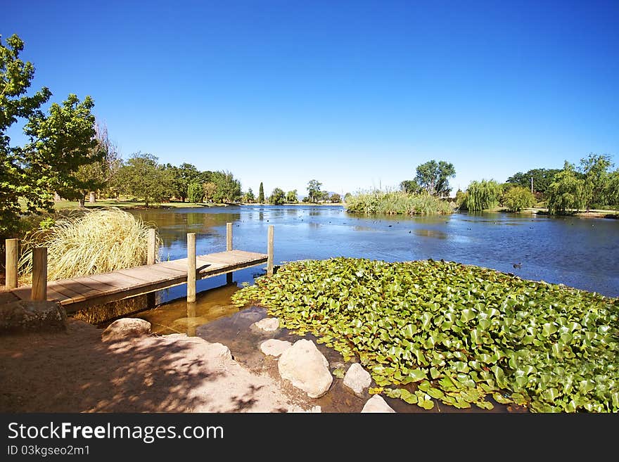 Lake and gardens