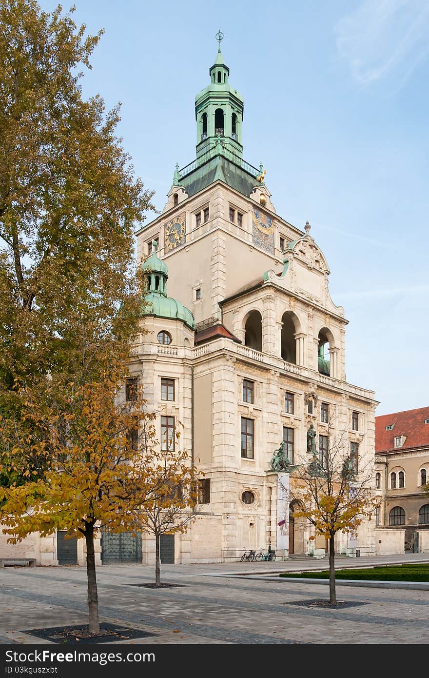 Bavarian National Museum builind in Minuch, Germany