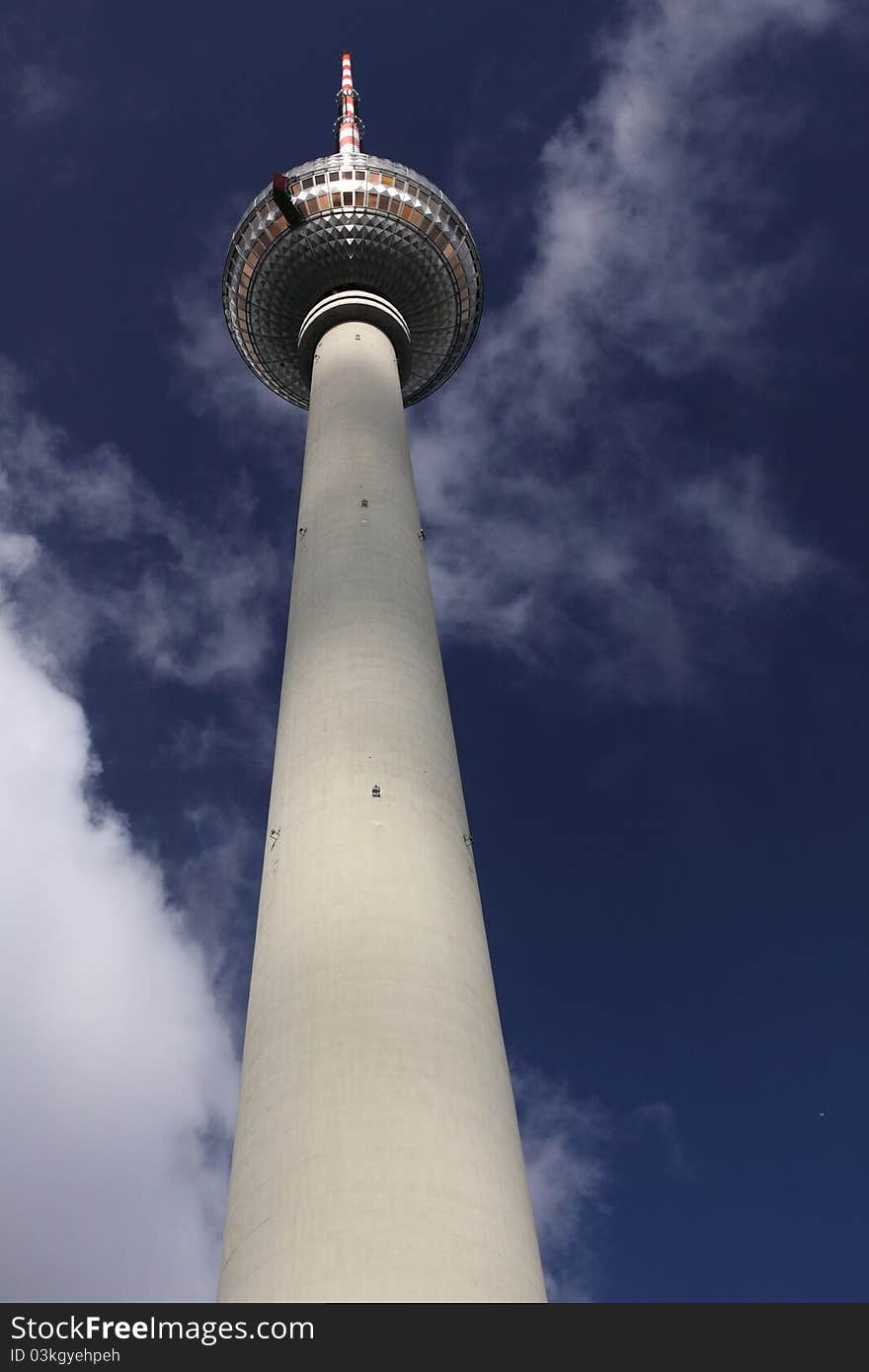 The television tower in the city centre of Berlin, Germany. The television tower in the city centre of Berlin, Germany.