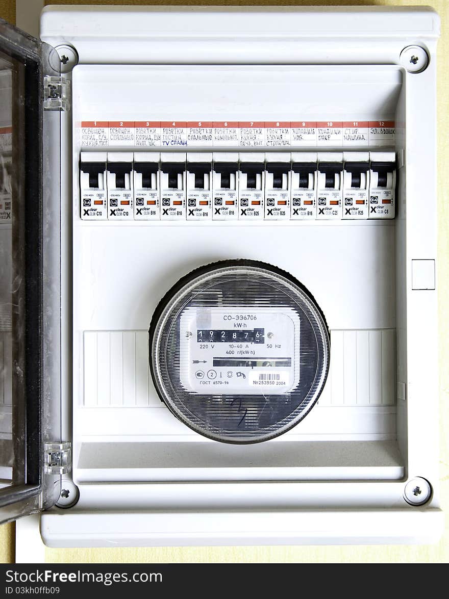 Toggle and electric meter