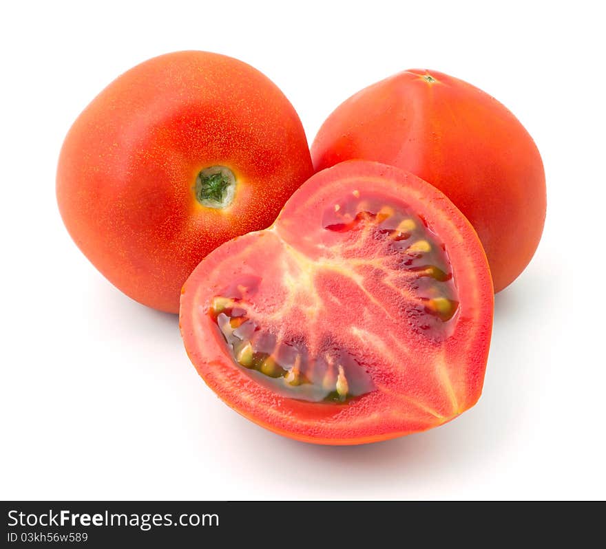 Ripe red tomatoes